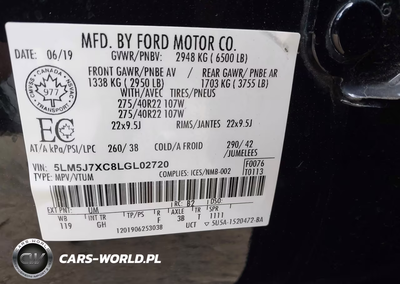 2020 Lincoln Aviator Reserve VIN:5LM5J7XC8LGL02720 - 9