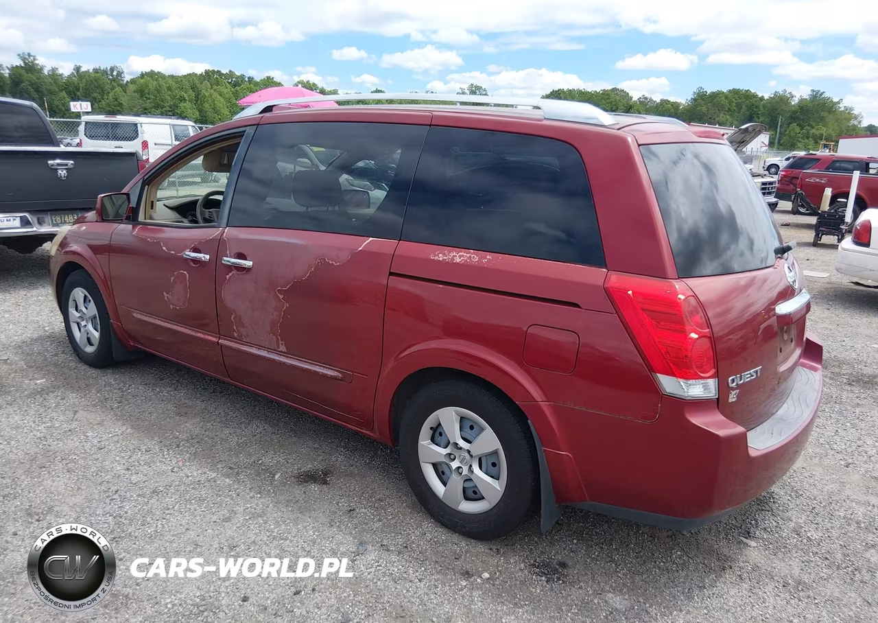 2008 Nissan Quest S-Se-Sl VIN:5N1BV28U28N117618 - 3
