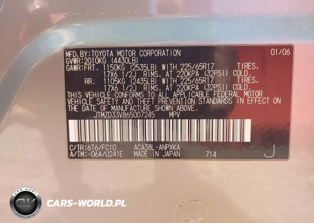 2006 Toyota Rav4 VIN:JTMZD33V865007245 - 9