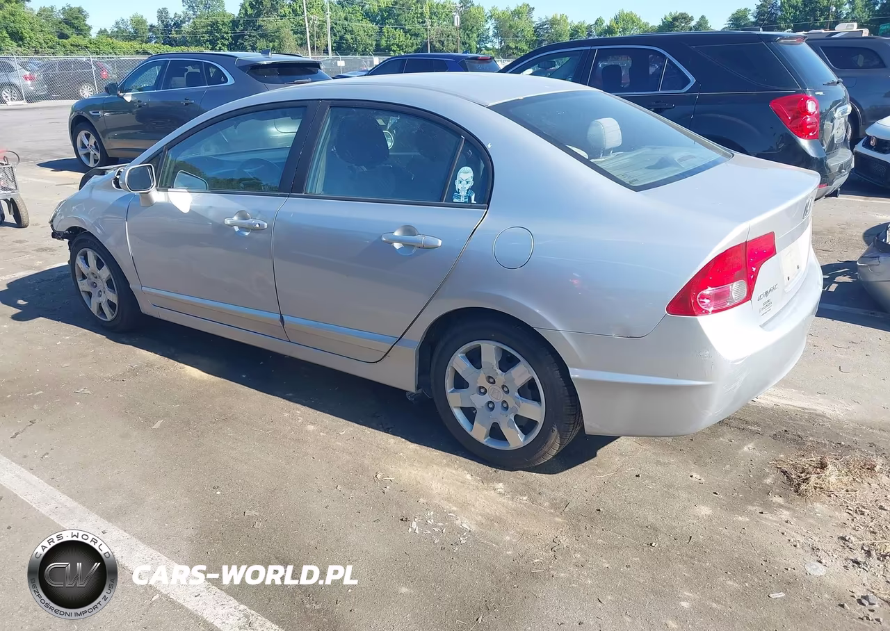 2008 Honda Civic Lx VIN:1HGFA16508L033561 - 3