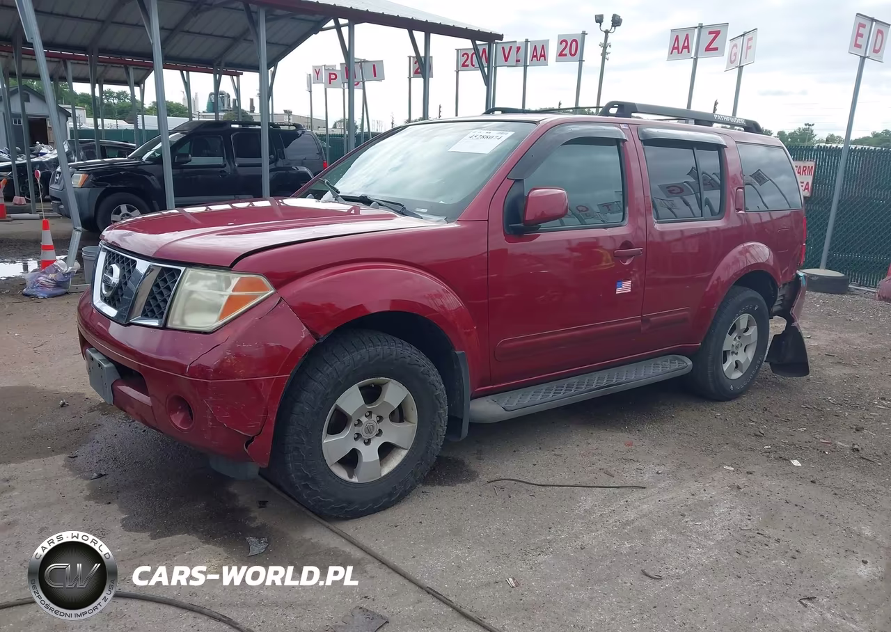 2006 Nissan Pathfinder Se VIN:5N1AR18W06C614011 - 2