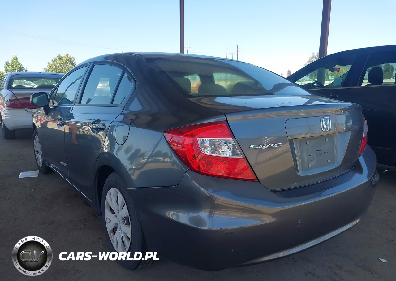 2012 Honda Civic Lx VIN:19XFB2F51CE391884 - 3
