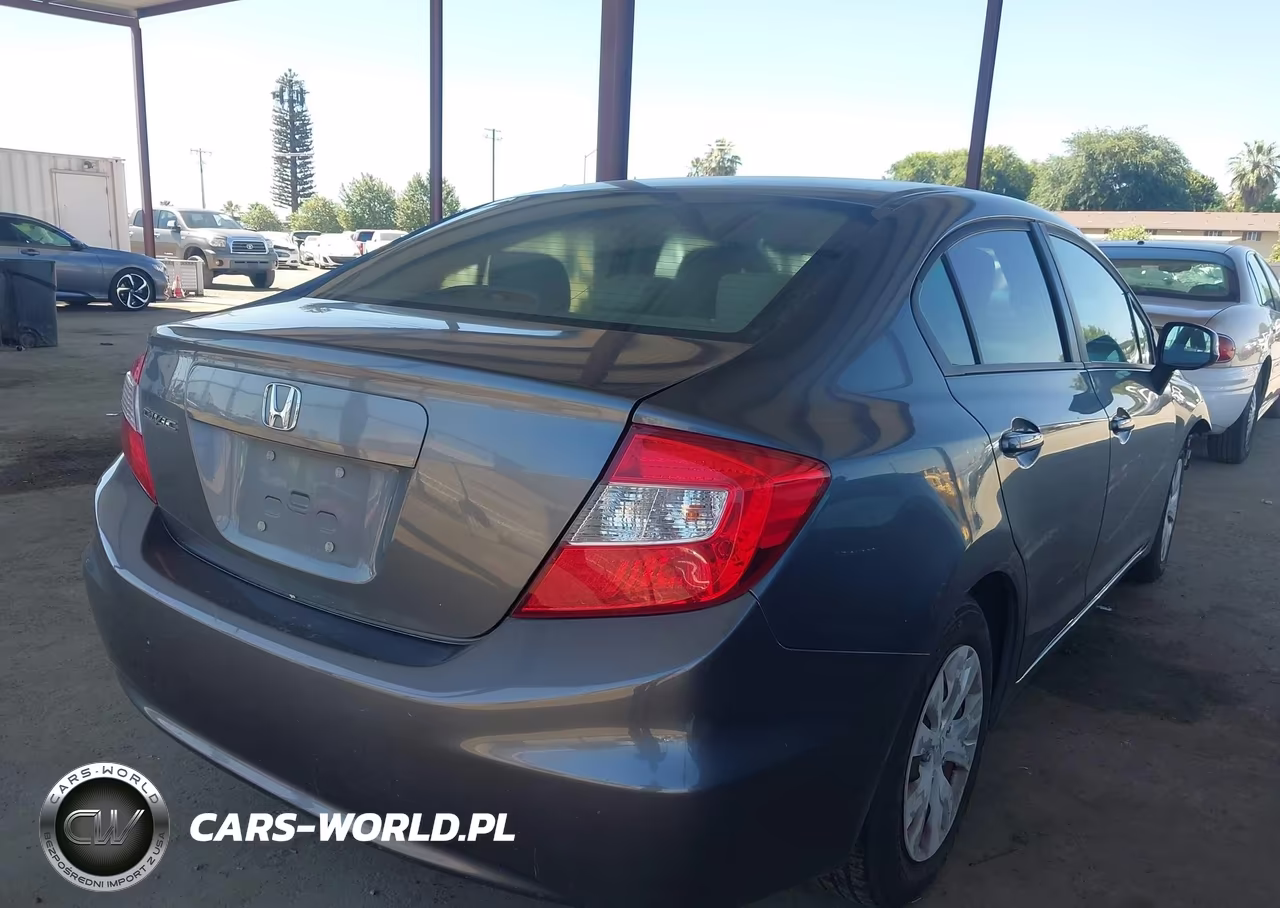 2012 Honda Civic Lx VIN:19XFB2F51CE391884 - 4