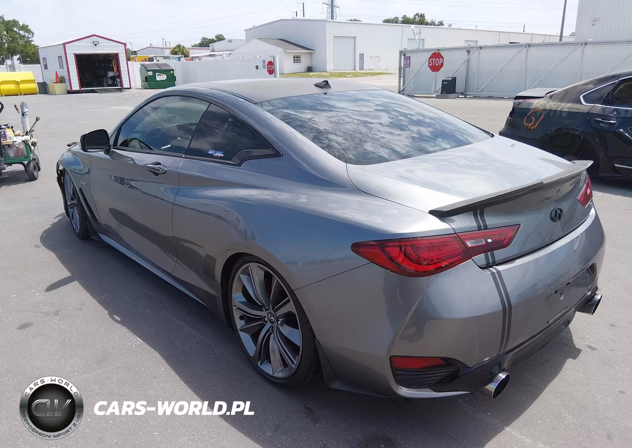 2018 Infiniti Q60 3.0T Red Sport 400 VIN:JN1FV7EK3JM530586 - 3