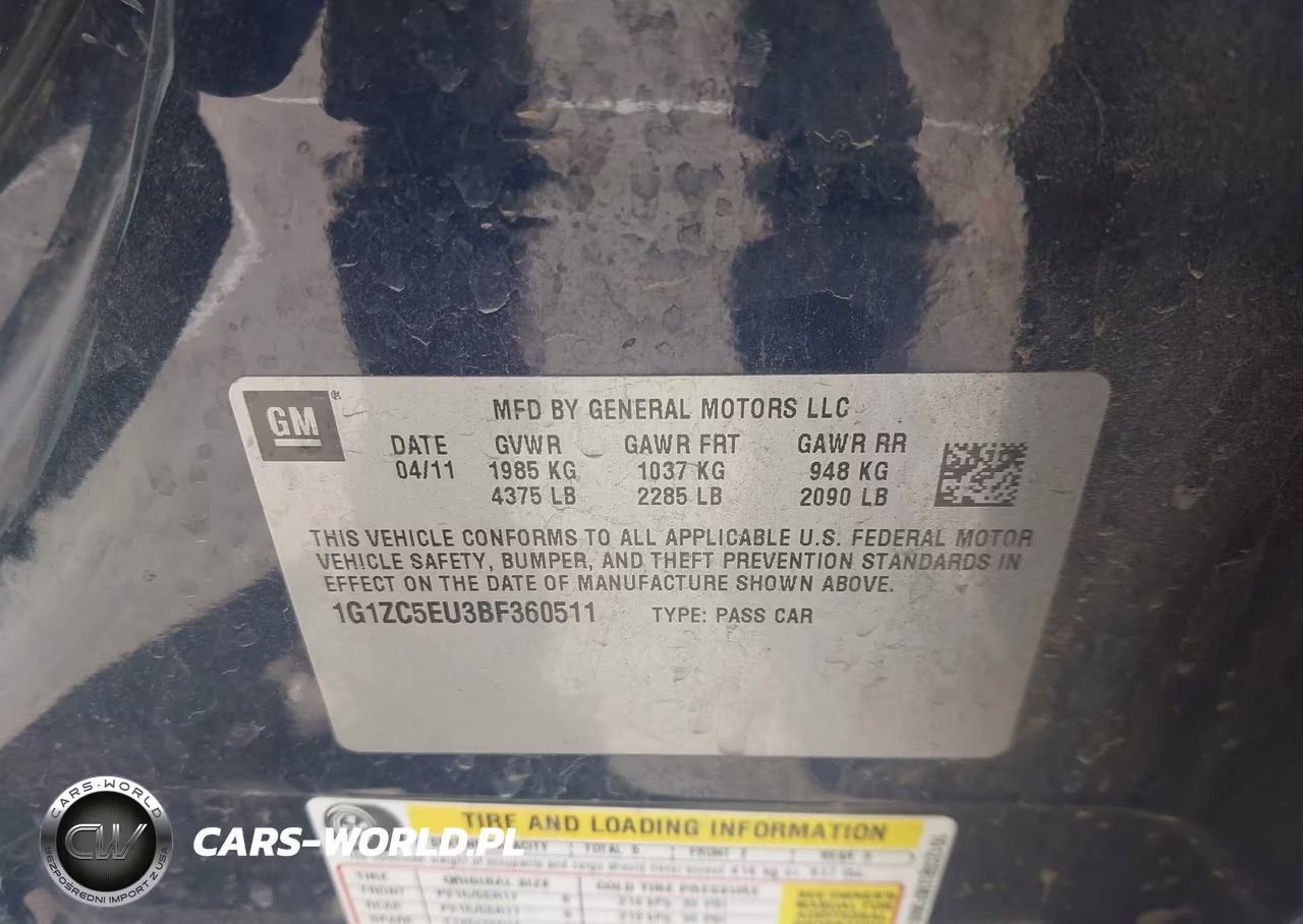 2011 Chevrolet Malibu 1Lt VIN:1G1ZC5EU3BF360511 - 9