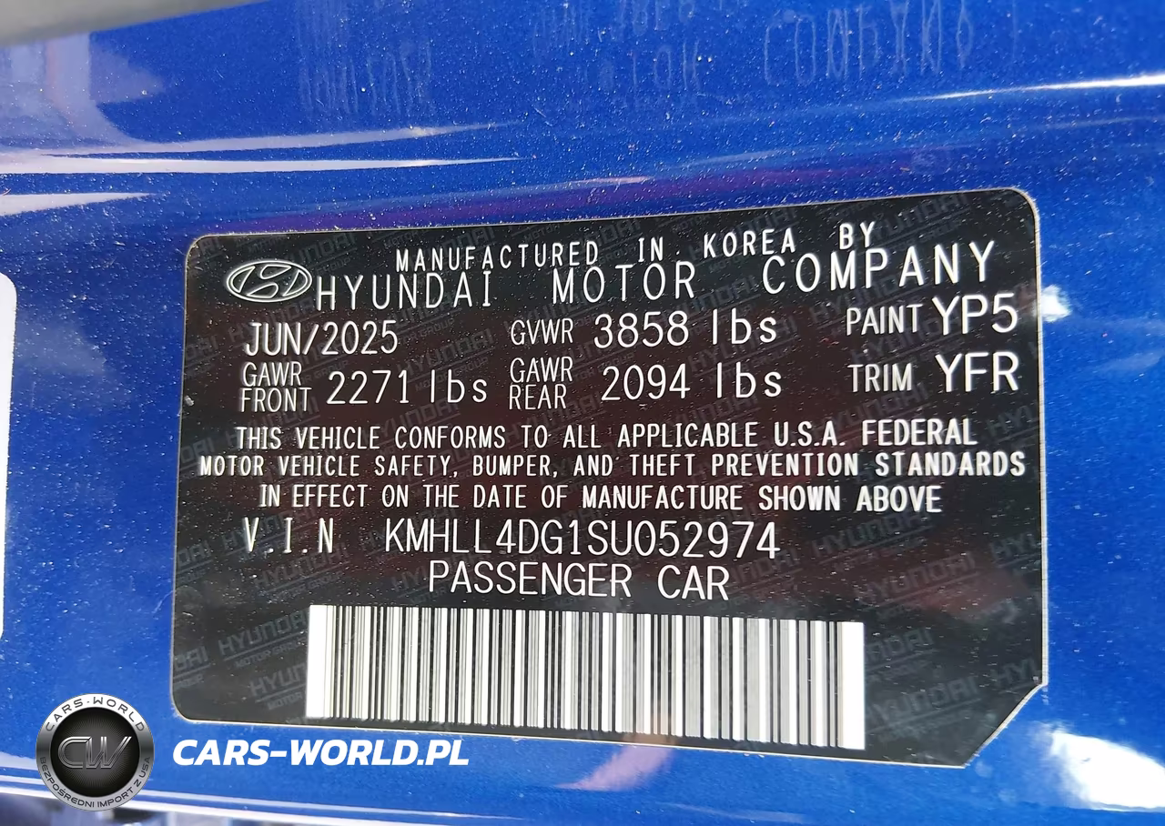 2025 Hyundai Elantra Se VIN:KMHLL4DG1SU052974 - 9