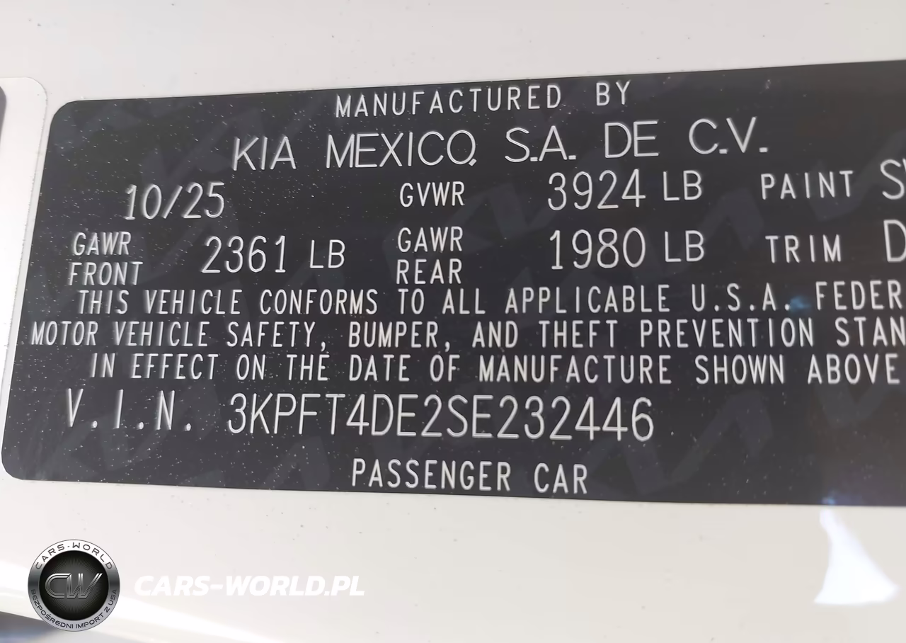 2025 Kia K4 Lxs VIN:3KPFT4DE2SE232446 - 9