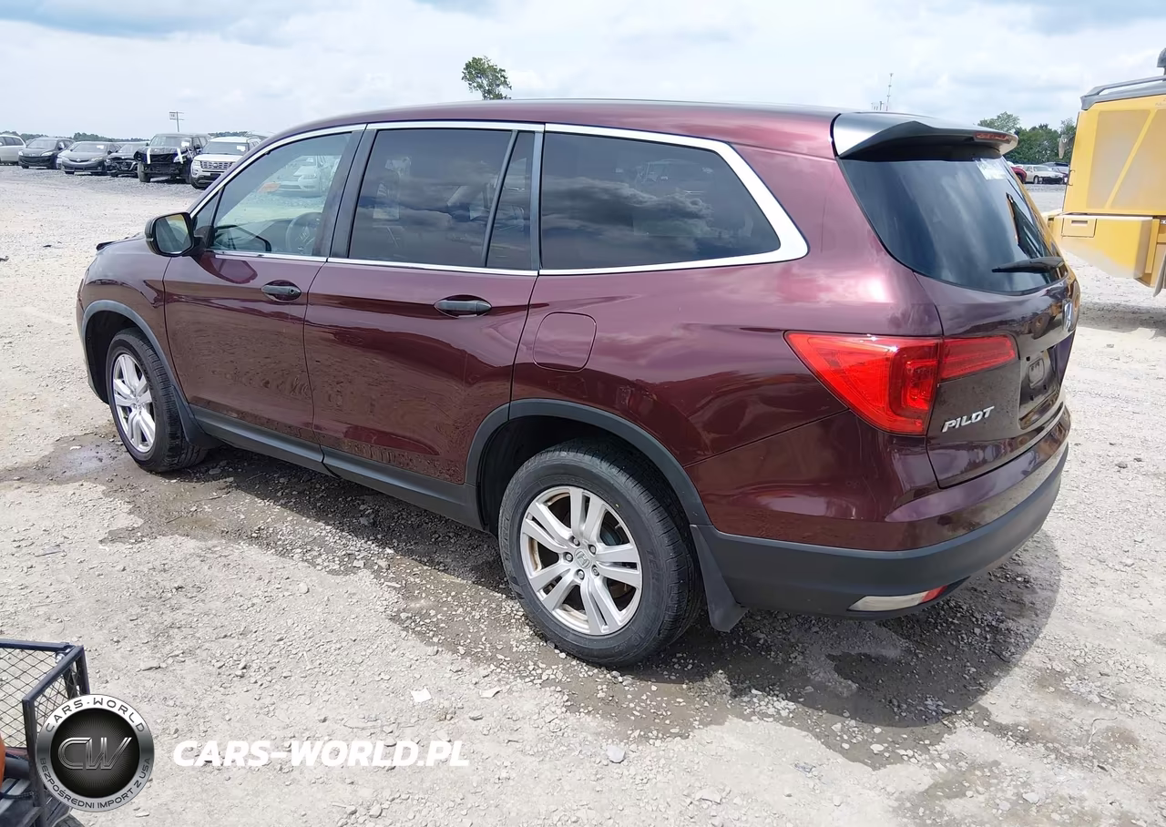 2016 Honda Pilot Lx VIN:5FNYF6H19GB020082 - 3