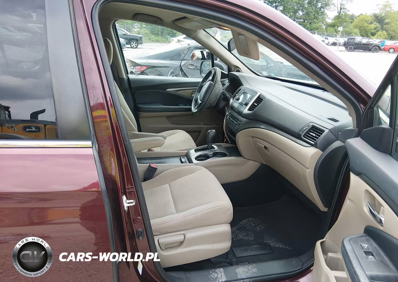 2016 Honda Pilot Lx VIN:5FNYF6H19GB020082 - 5