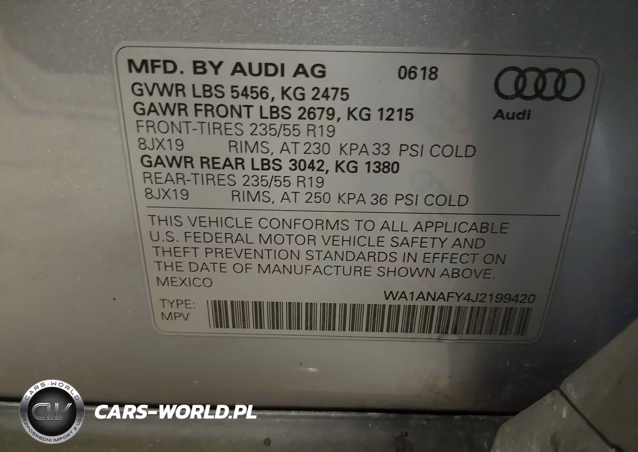 2018 Audi Q5 2.0T Premium-2.0T Tech Premium VIN:WA1ANAFY4J2199420 - 9