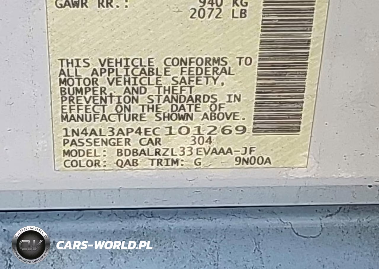 2014 Nissan Altima 2.5 S VIN:1N4AL3AP4EC101269 - 9