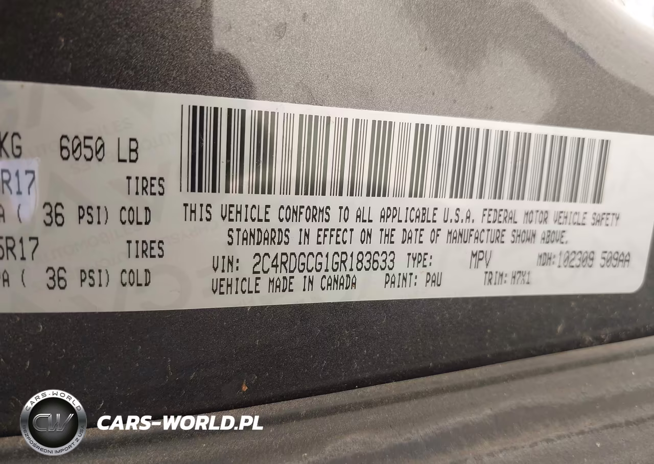 2016 Dodge Grand Caravan Sxt VIN:2C4RDGCG1GR183633 - 9