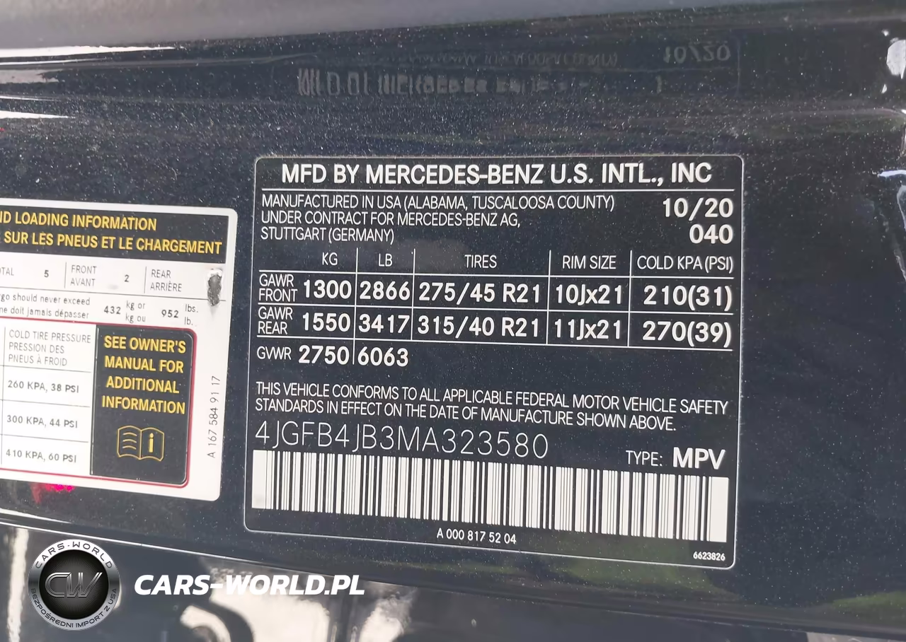 2021 Mercedes-Benz Gle 350 VIN:4JGFB4JB3MA323580 - 9