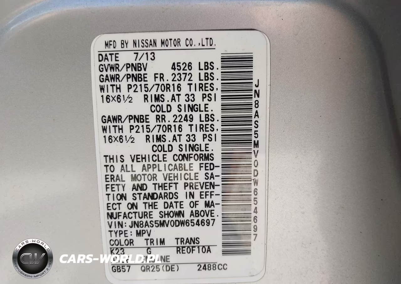 2013 Nissan Rogue S VIN:JN8AS5MV0DW654697 - 9