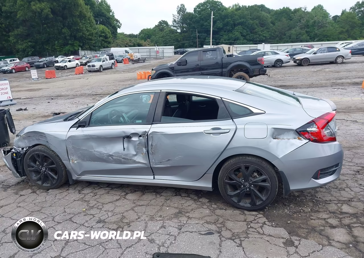 2019 Honda Civic Sport VIN:2HGFC2F89KH581928 - 14