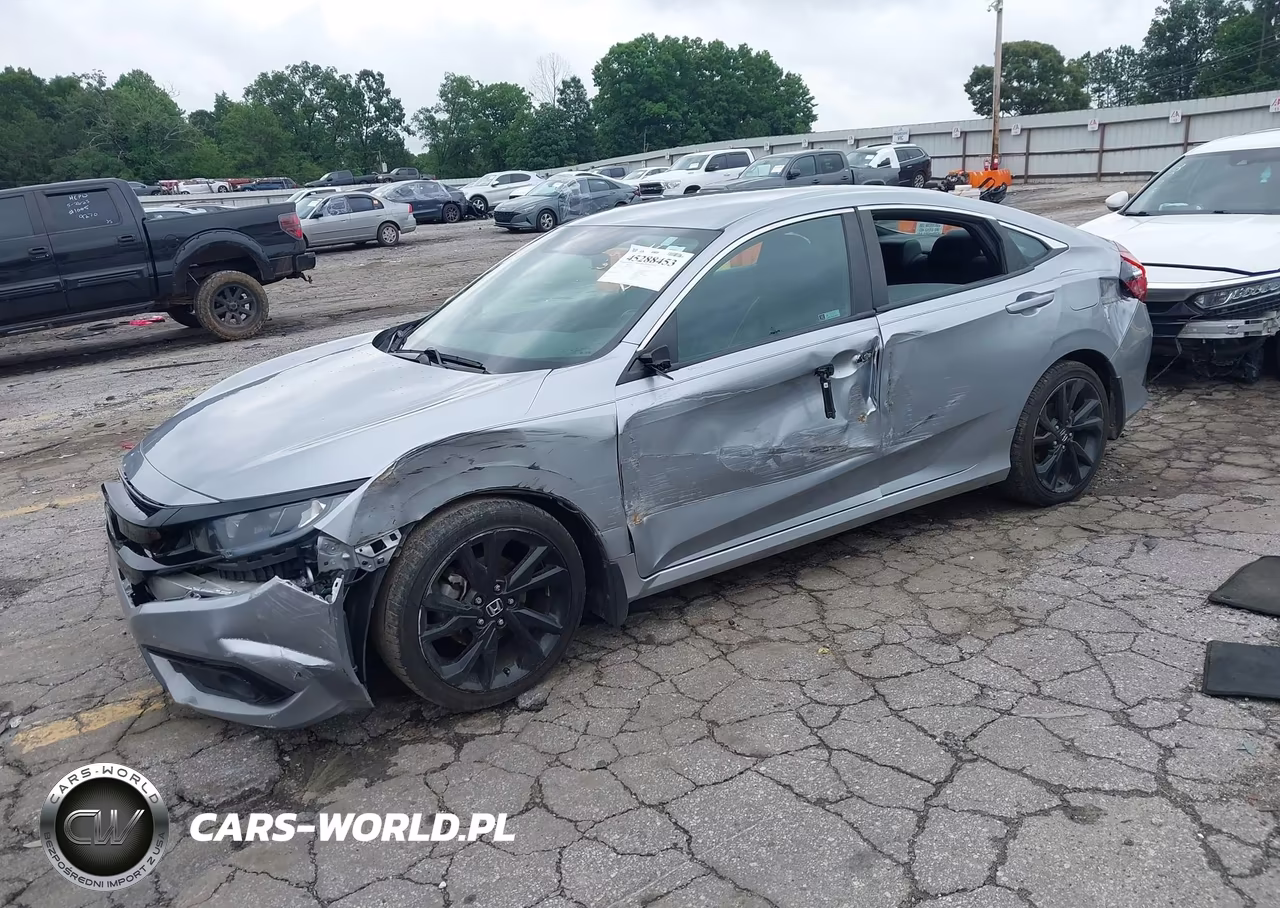 2019 Honda Civic Sport VIN:2HGFC2F89KH581928 - 2