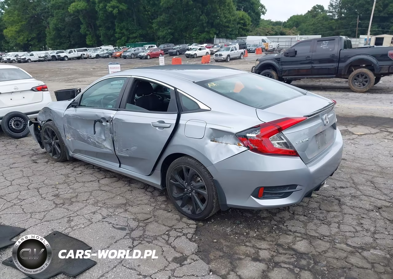 2019 Honda Civic Sport VIN:2HGFC2F89KH581928 - 3