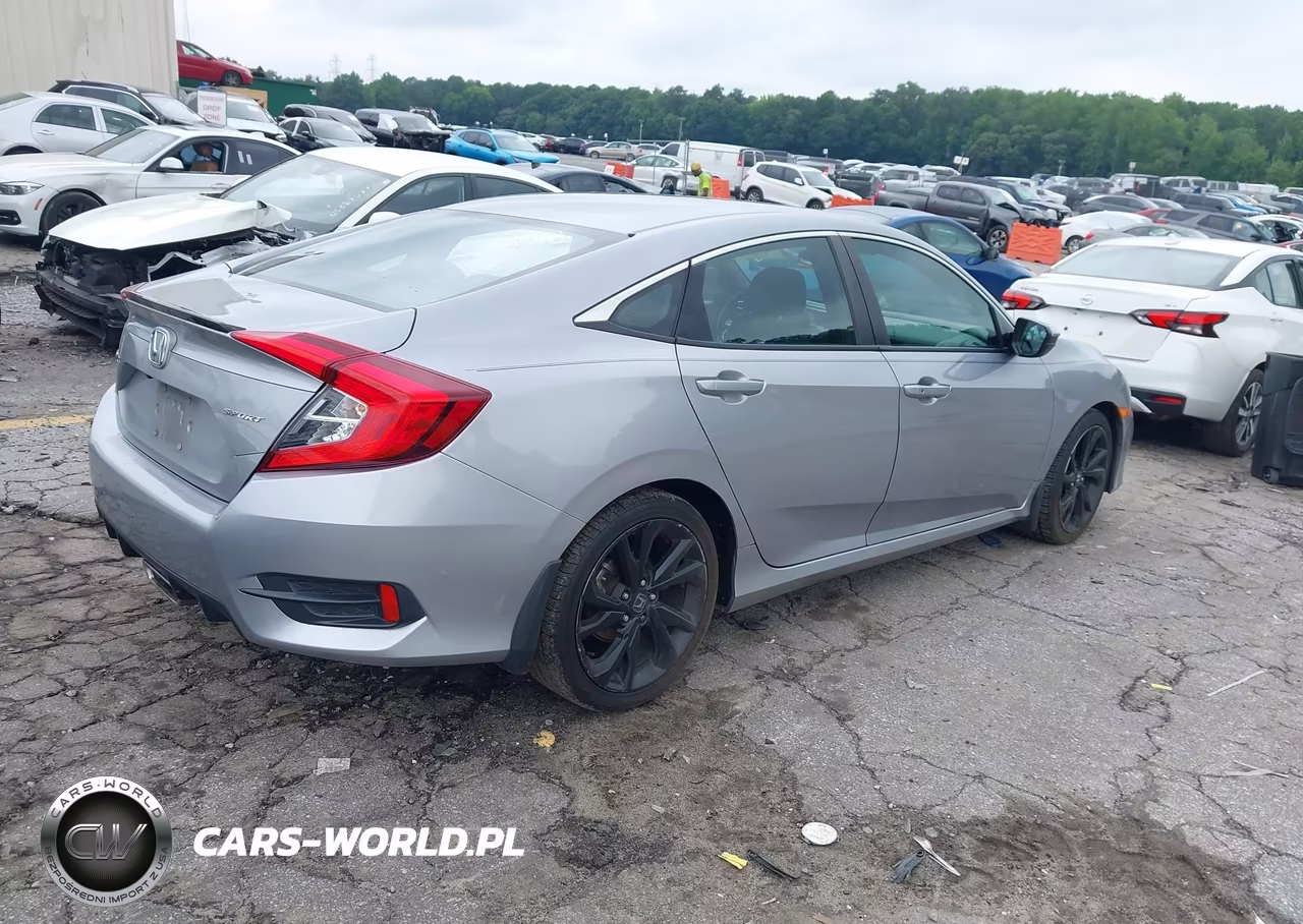 2019 Honda Civic Sport VIN:2HGFC2F89KH581928 - 4