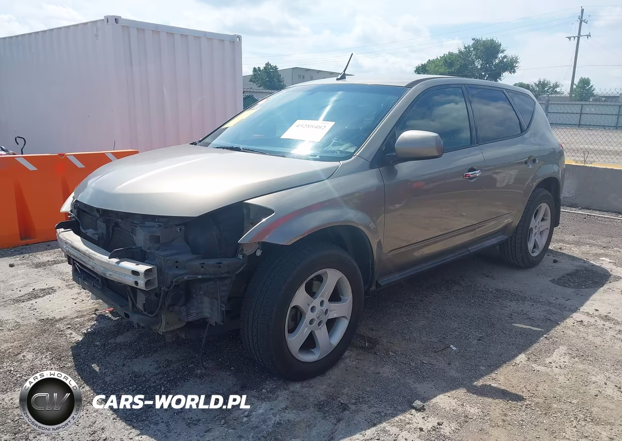 2004 Nissan Murano Sl VIN:JN8AZ08TX4W227759 - 2