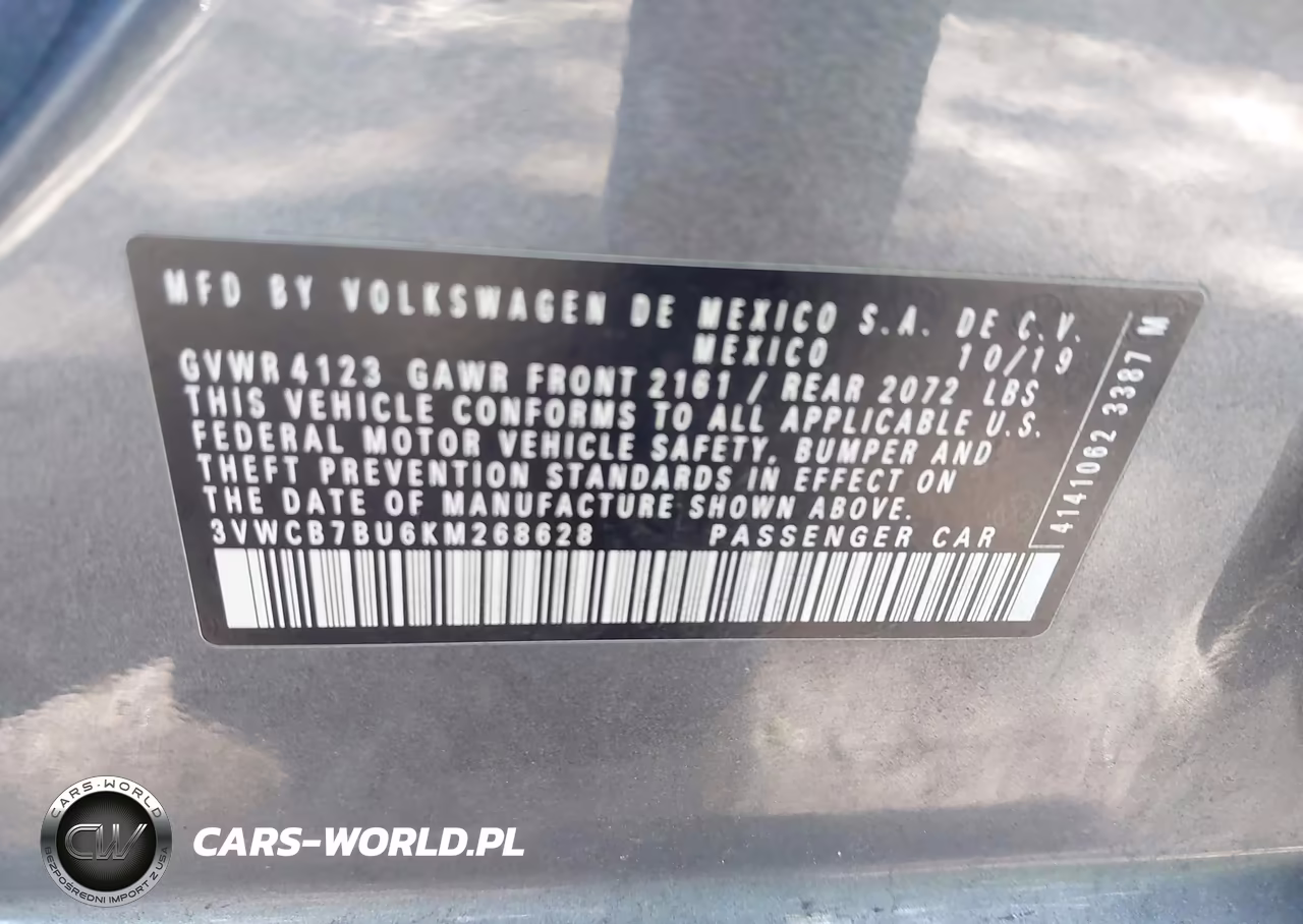 2019 Volkswagen Jetta 1.4T R-Line-1.4T S-1.4T Se VIN:3VWCB7BU6KM268628 - 9