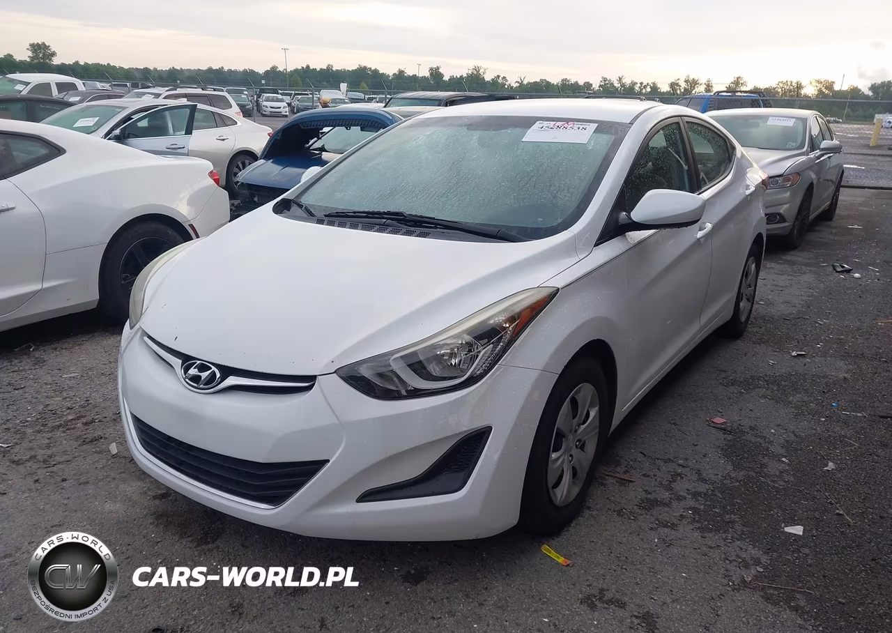 2016 Hyundai Elantra Se VIN:5NPDH4AE5GH712383 - 2
