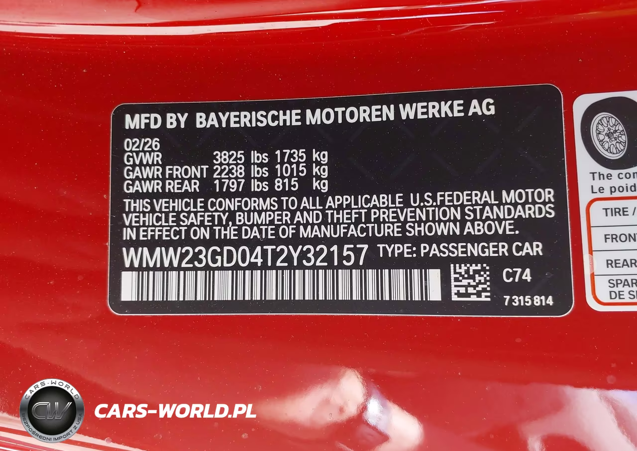 2026 Mini Hardtop Cooper S VIN:WMW23GD04T2Y32157 - 9
