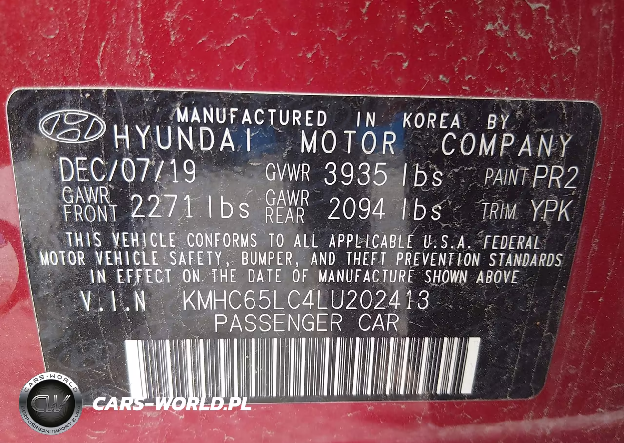 2020 Hyundai Ioniq Hybrid Blue VIN:KMHC65LC4LU202413 - 9