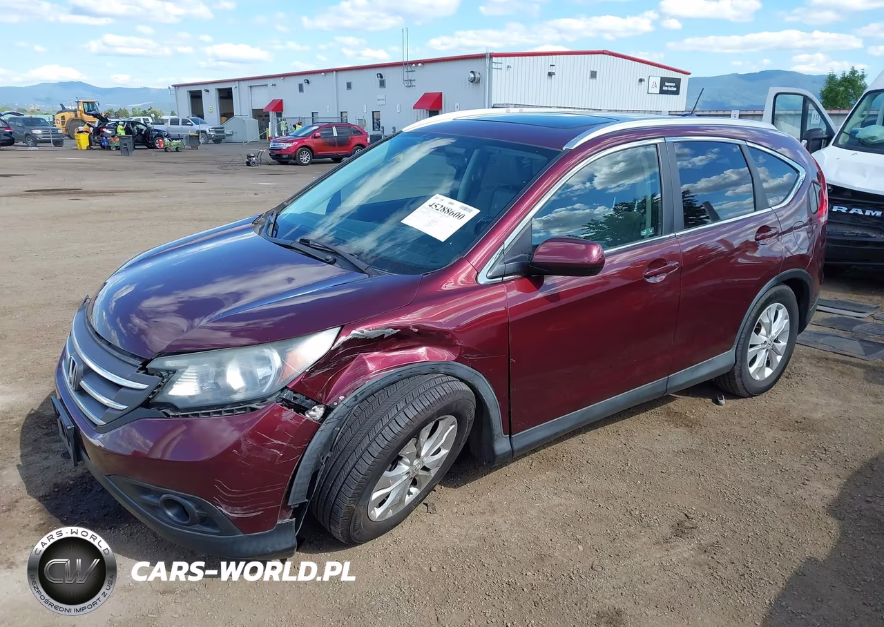 2012 Honda Cr-V Ex-L VIN:5J6RM4H78CL028873 - 2