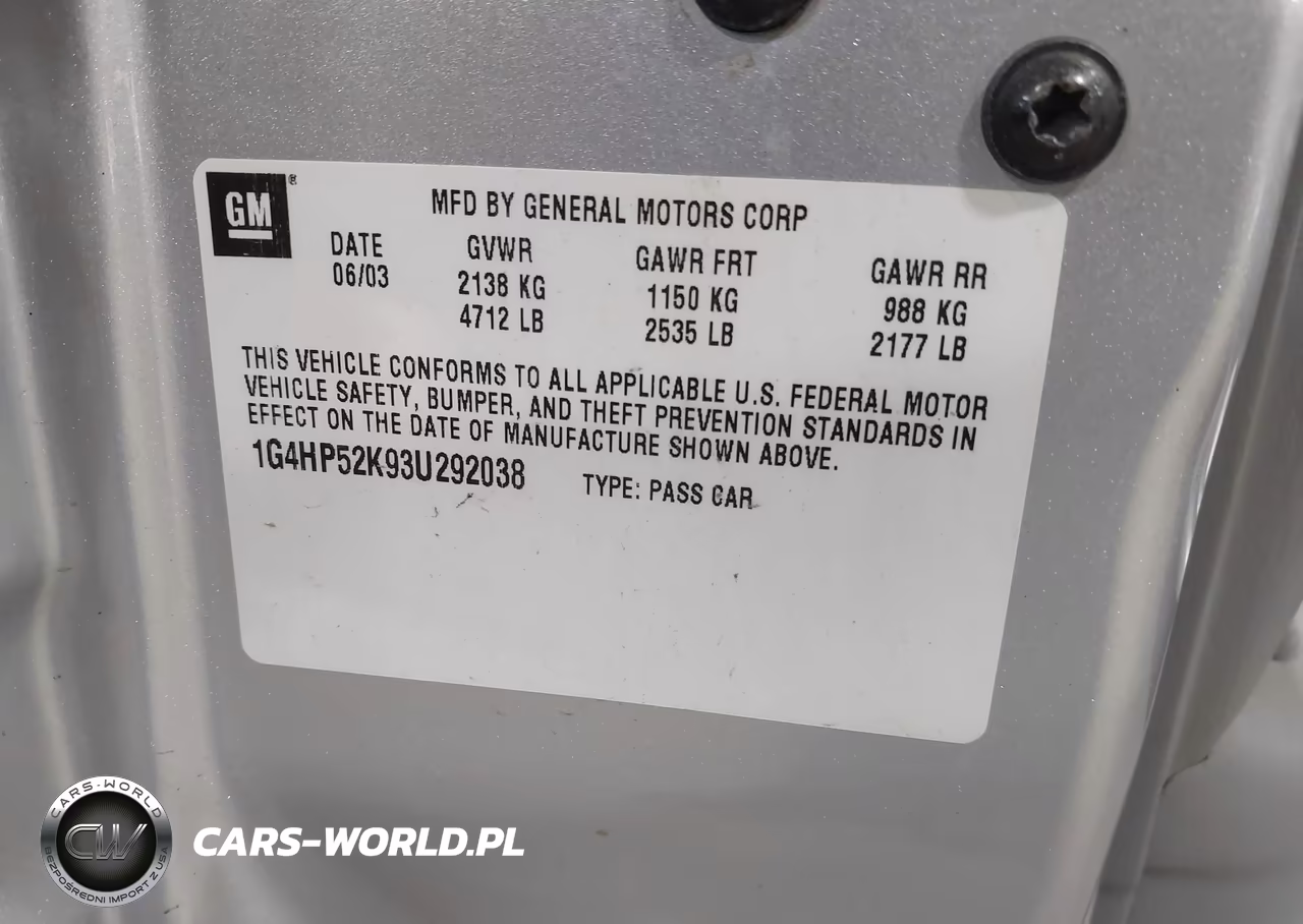 2003 Buick Lesabre Custom VIN:1G4HP52K93U292038 - 9