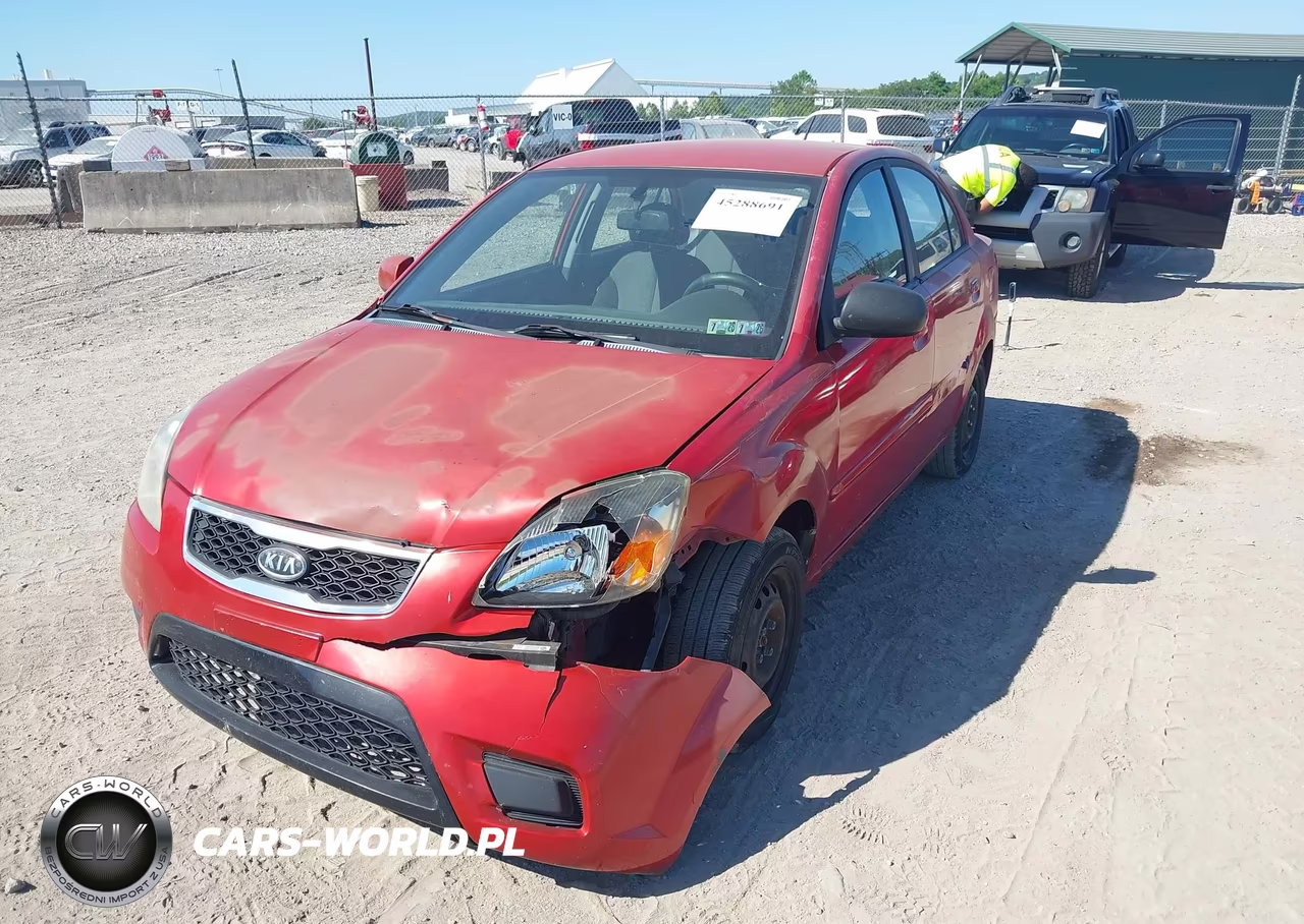 2011 Kia Rio Lx VIN:KNADH4A31B6734881 - 2