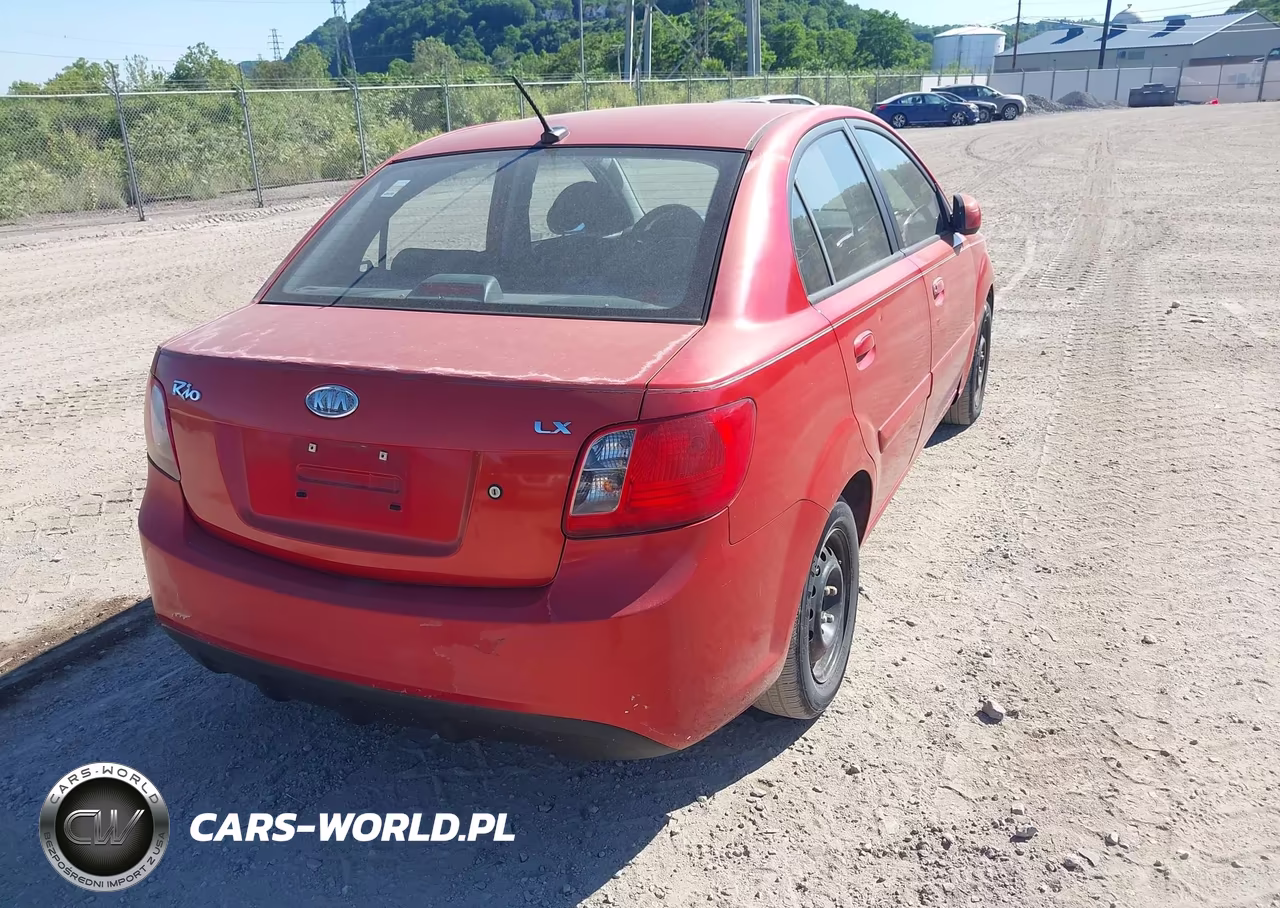 2011 Kia Rio Lx VIN:KNADH4A31B6734881 - 4
