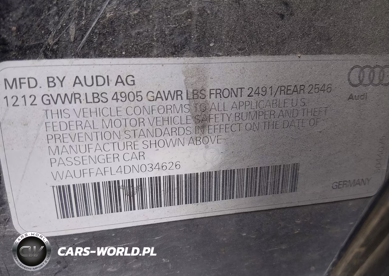 2013 Audi A4 2.0T Premium VIN:WAUFFAFL4DN034626 - 9