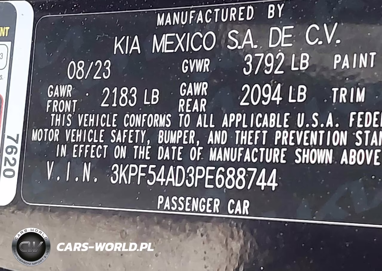 2023 Kia Forte Gt Line VIN:3KPF54AD3PE688744 - 9