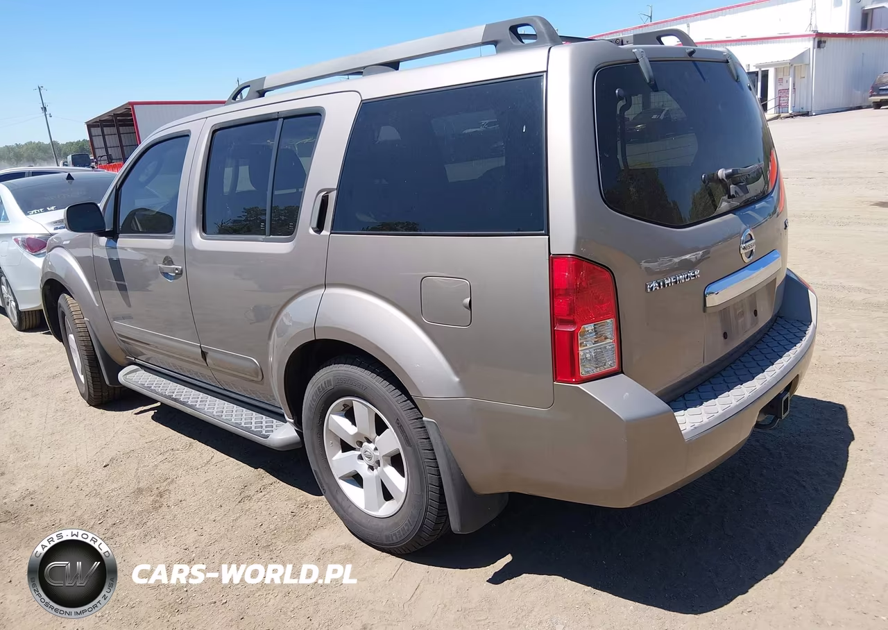 2008 Nissan Pathfinder Se VIN:5N1AR18U78C635536 - 3