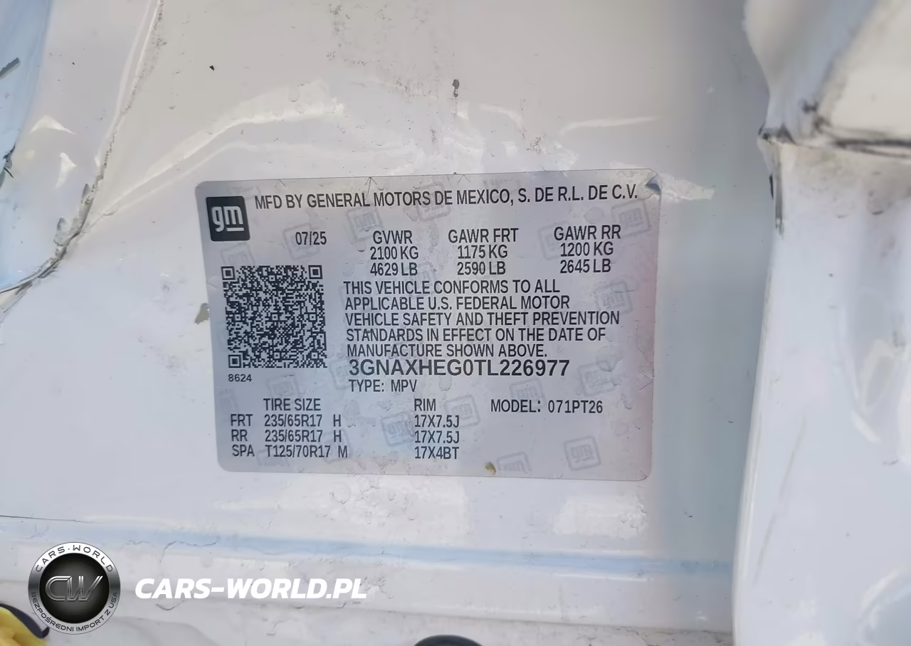2026 Chevrolet Equinox Fwd Lt VIN:3GNAXHEG0TL226977 - 9