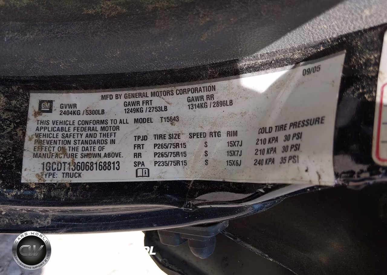 2006 Chevrolet Colorado Lt VIN:1GCDT136068168813 - 9