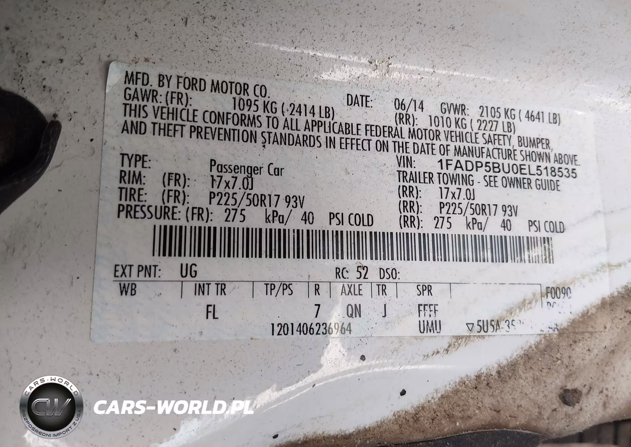2014 Ford C-Max Hybrid Sel VIN:1FADP5BU0EL518535 - 9