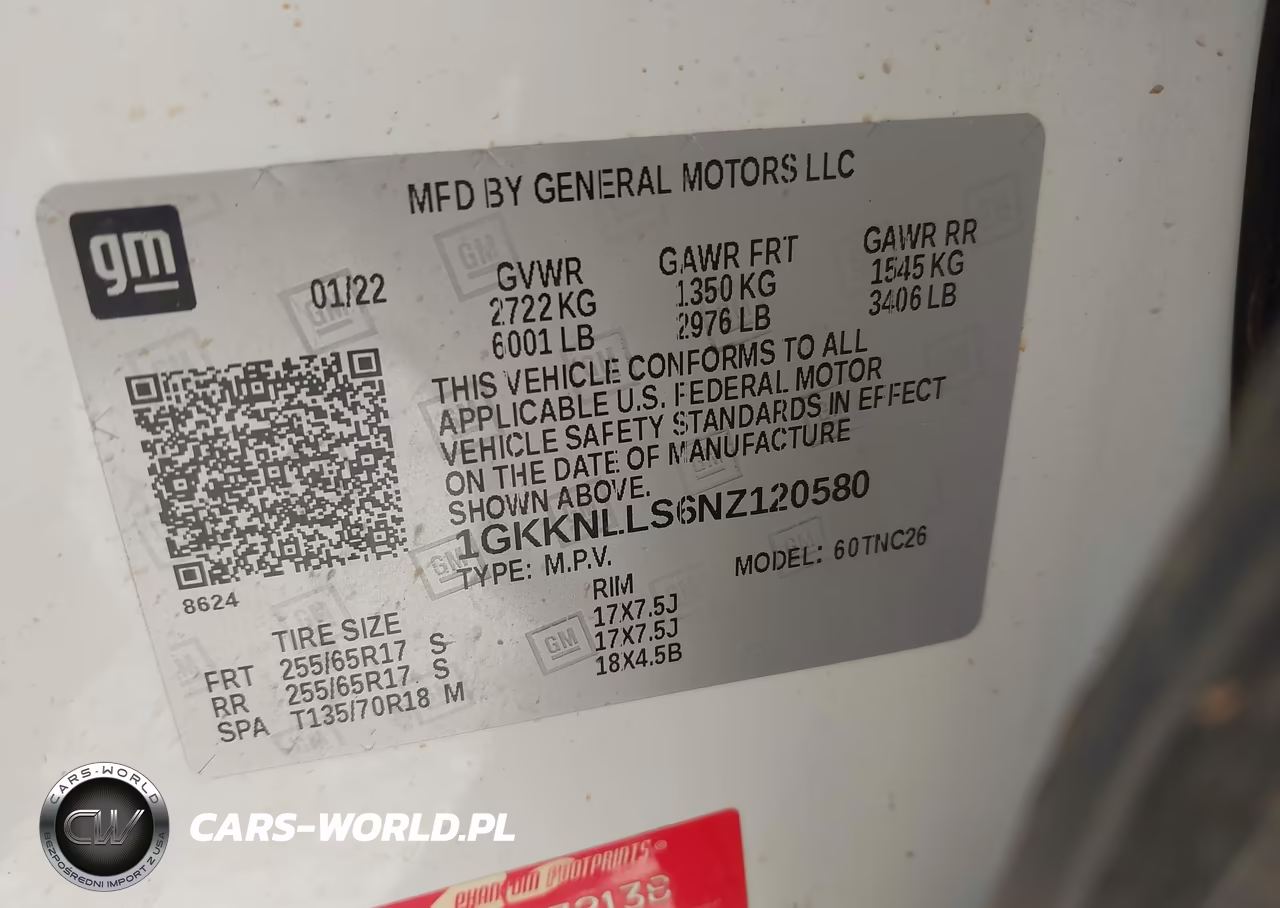 2022 GMC Acadia Awd At4 VIN:1GKKNLLS6NZ120580 - 9