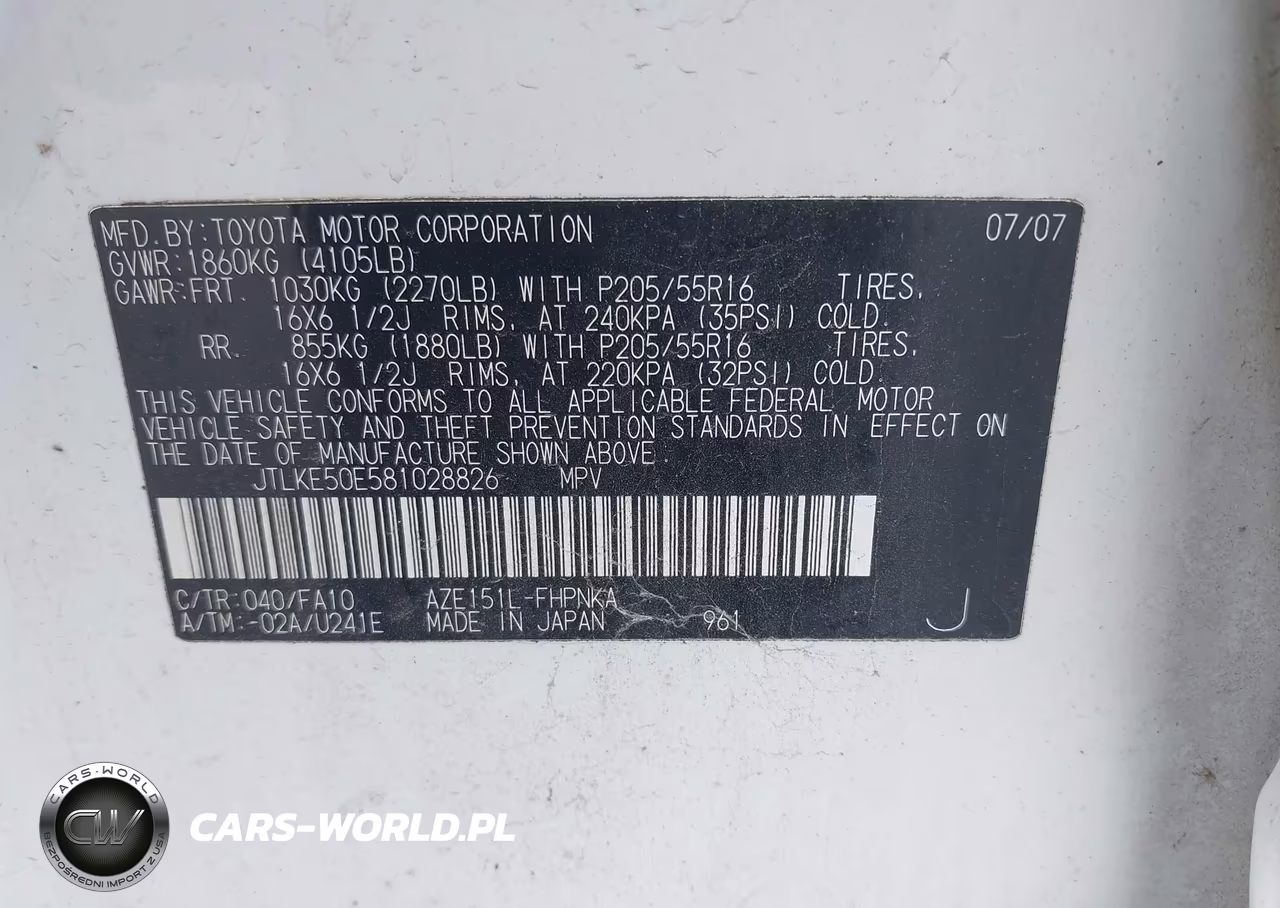 2008 Scion Xb VIN:JTLKE50E581028826 - 9