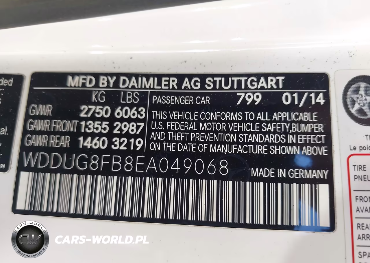 2014 Mercedes-Benz S 550 4Matic VIN:WDDUG8FB8EA049068 - 9