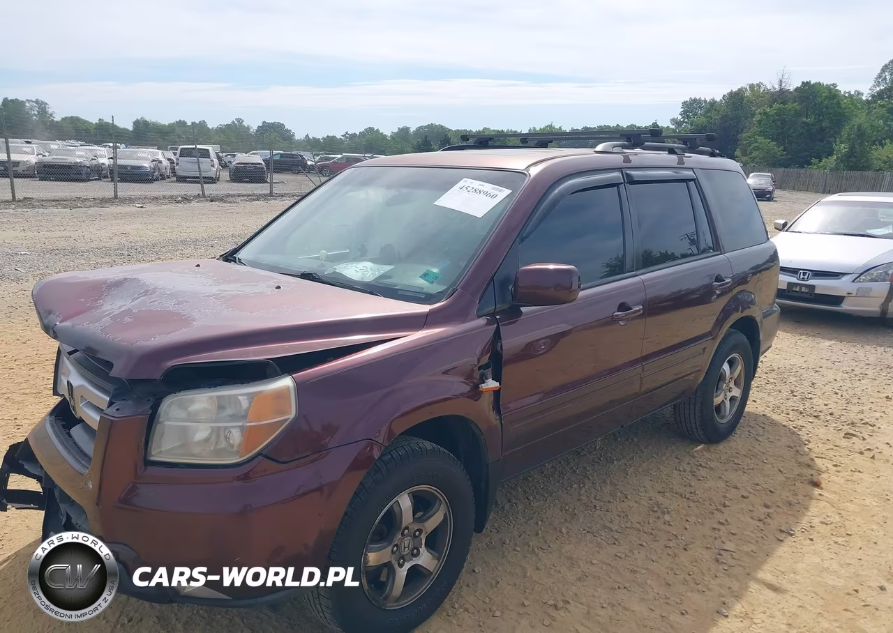 2007 Honda Pilot Ex-L VIN:5FNYF18717B008189 - 2