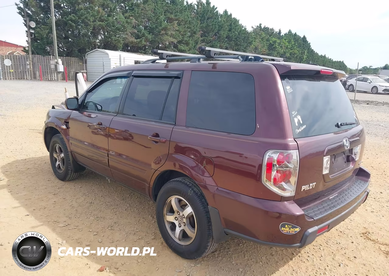 2007 Honda Pilot Ex-L VIN:5FNYF18717B008189 - 3