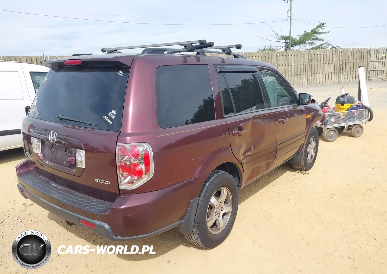 2007 Honda Pilot Ex-L VIN:5FNYF18717B008189 - 4
