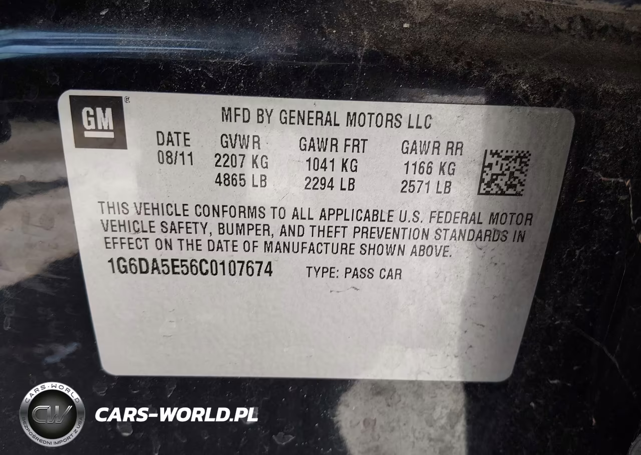2012 Cadillac Cts Standard VIN:1G6DA5E56C0107674 - 9