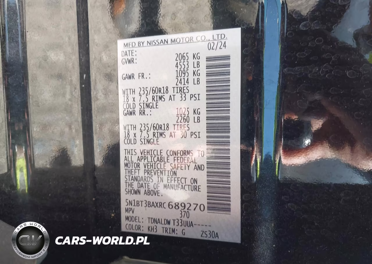 2024 Nissan Rogue Sv Fwd VIN:5N1BT3BAXRC689270 - 9