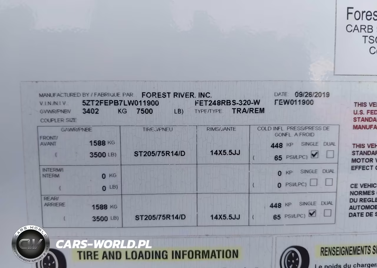 2020 Forest River Freedom M-248 Rbs VIN:5ZT2FEPB7LW011900 - 9