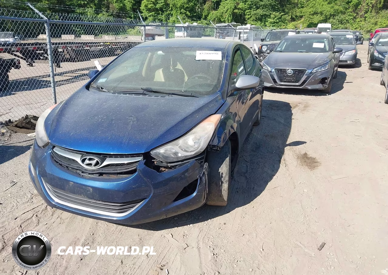 2013 Hyundai Elantra Gls VIN:KMHDH4AE4DU491405 - 2
