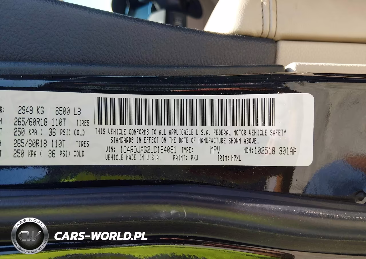 2018 Dodge Durango Sxt Awd VIN:1C4RDJAG2JC194091 - 9