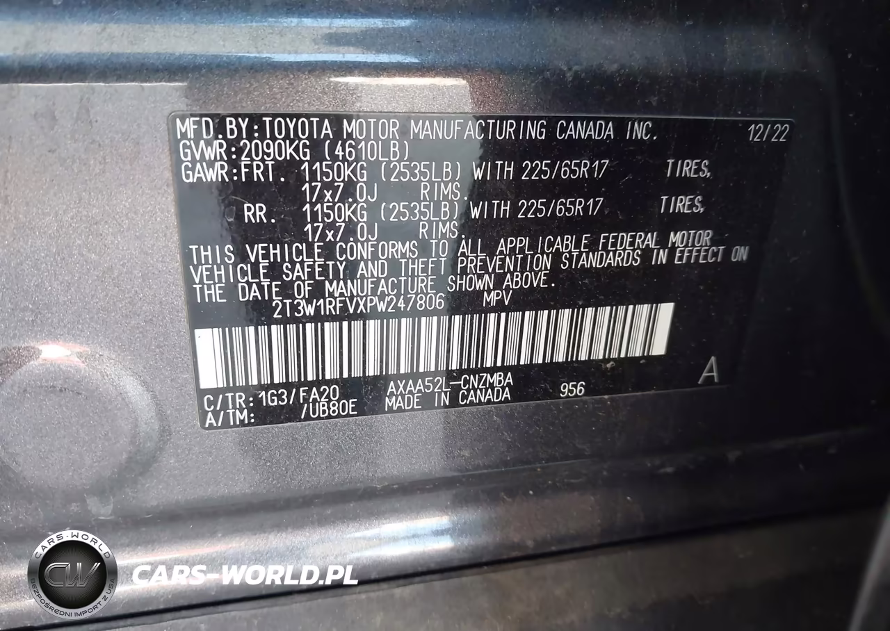 2023 Toyota Rav4 Xle VIN:2T3W1RFVXPW247806 - 9