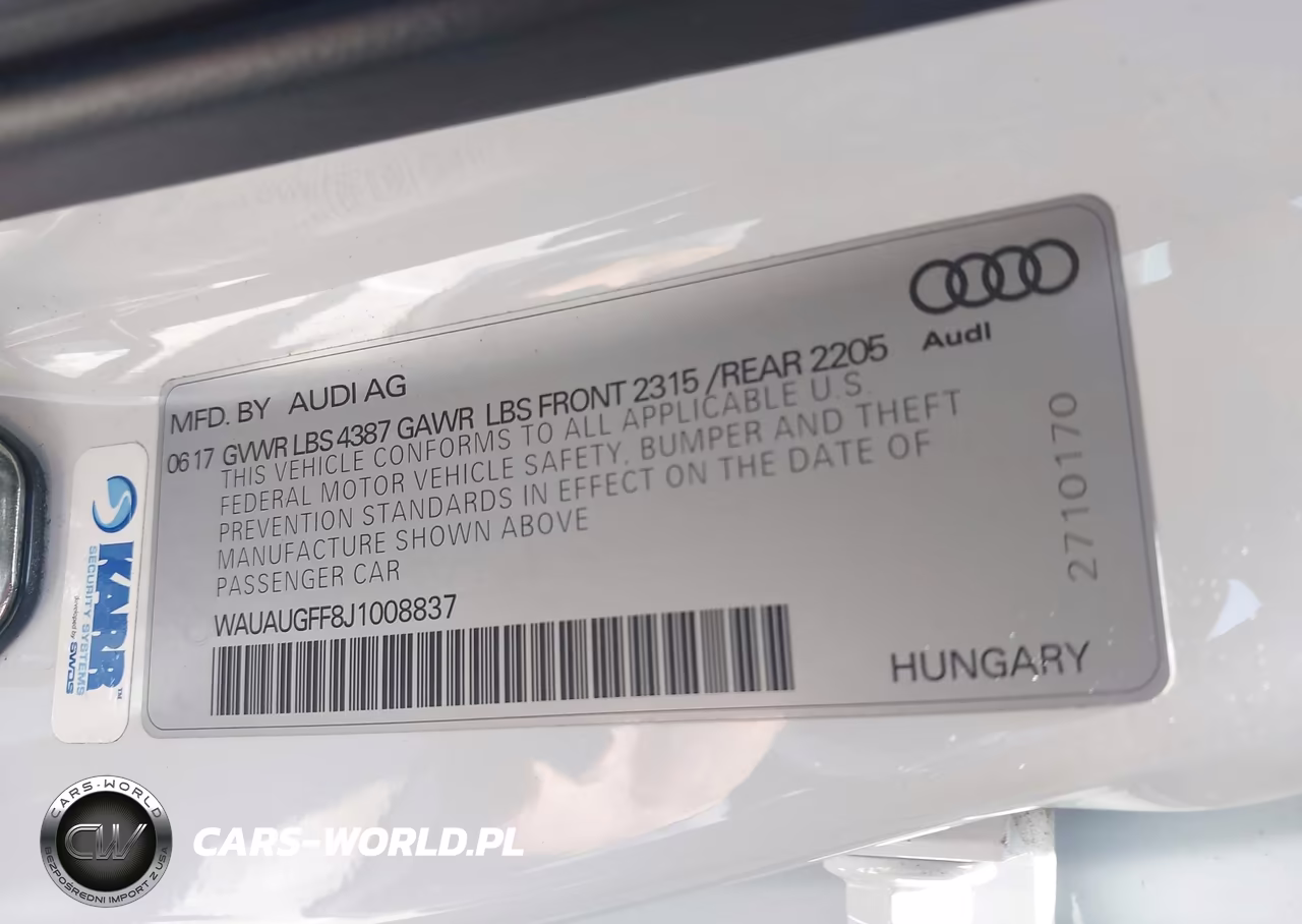 2018 Audi A3 2.0T Premium-2.0T Tech Premium VIN:WAUAUGFF8J1008837 - 9